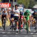 Cavendish went for a long sprint and held on for his fourth straight win on the Champs-Elysees