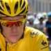 Wiggins looked slightly pensive on the start line...