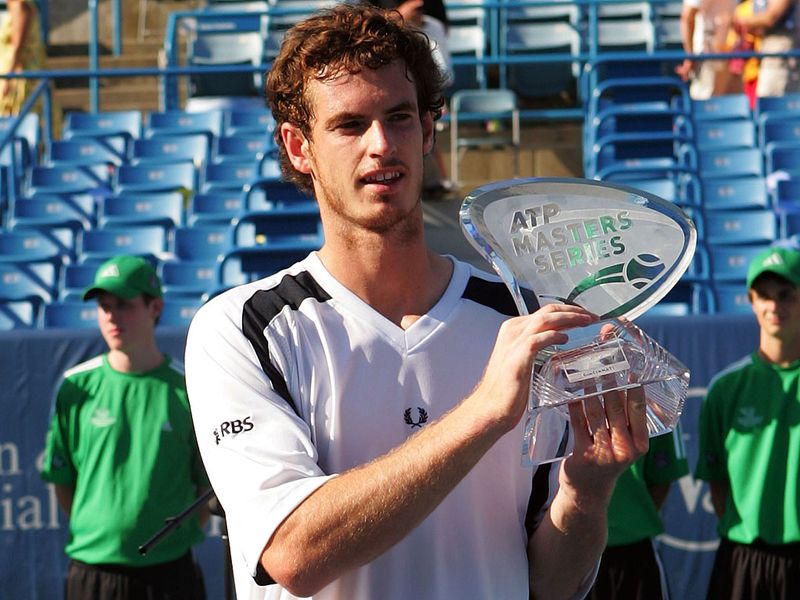 Ahead of the US Open in 2008, Andy Murray beats Novak Djokovic in Cincinnati to win his first Masters Series.