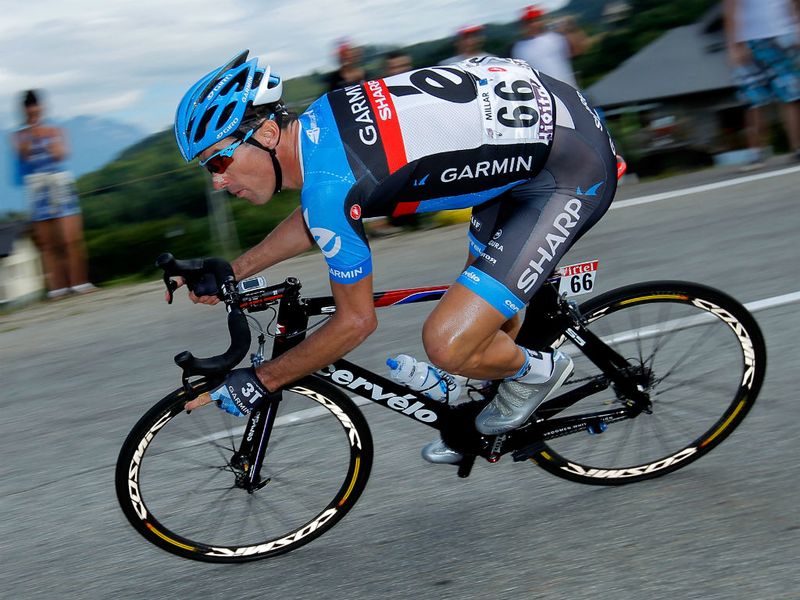 David Millar (Garmin-Sharp) managed to get himself into the breakaway