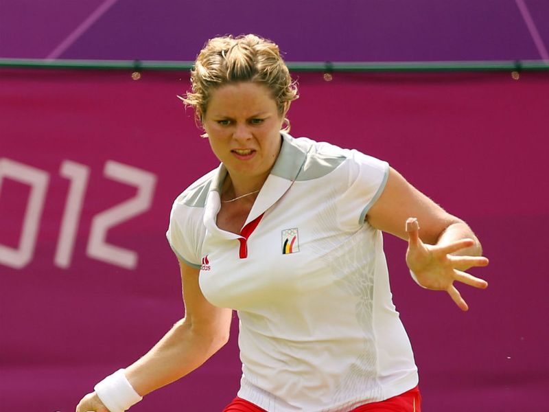 Kim Clijsters played in the Olympics for the first time... won and announced she had the bug