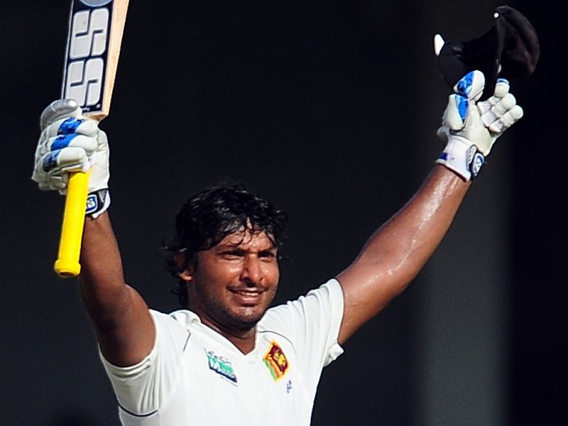 ...before Sangakkara become the 10th highest century scorer in Tests, with 30 tons.