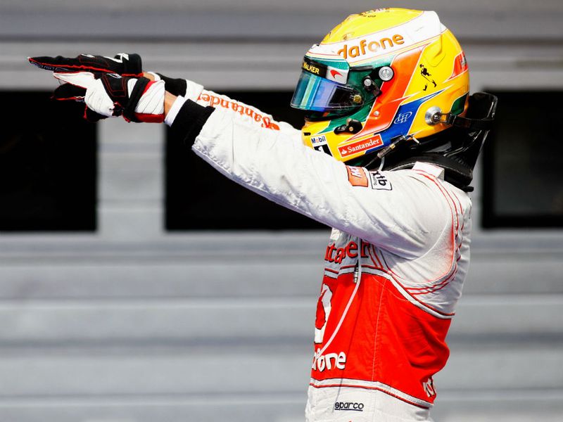 Lewis in parc ferme