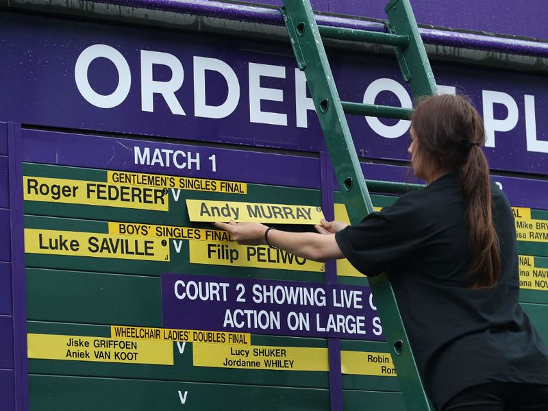A historic day at the Championships, as Murray becomes the first Brit to feature in a Wimbledon men's singles final since 1938.