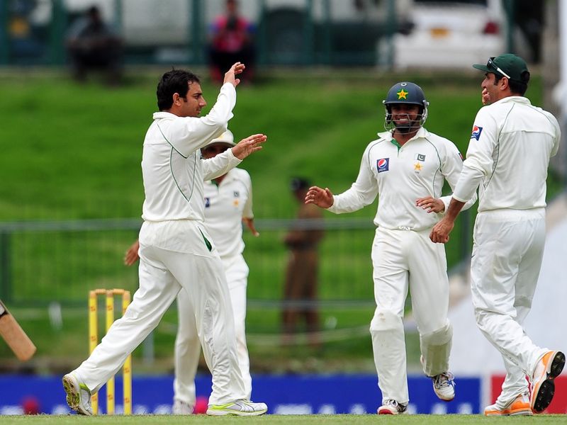 Saeed Ajmal eventually broke the partnership with the wicket of Samaraweera.