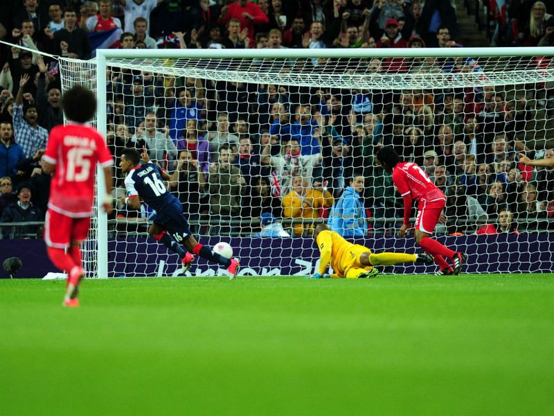 Substitute Scott Sinclair restores Team GB's lead within seconds of coming on