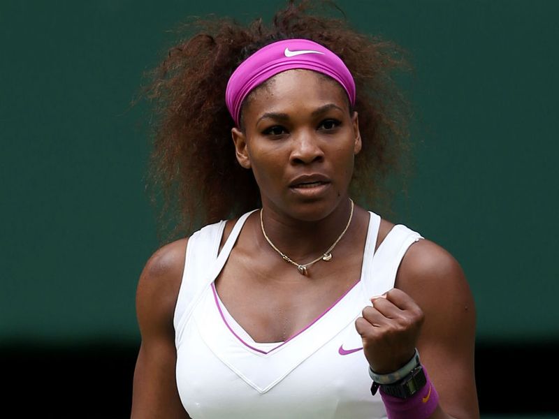 Williams makes no mistake, holding serve to clinch the set 6-2 and the match