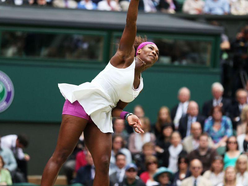 Williams is dominant on serve
