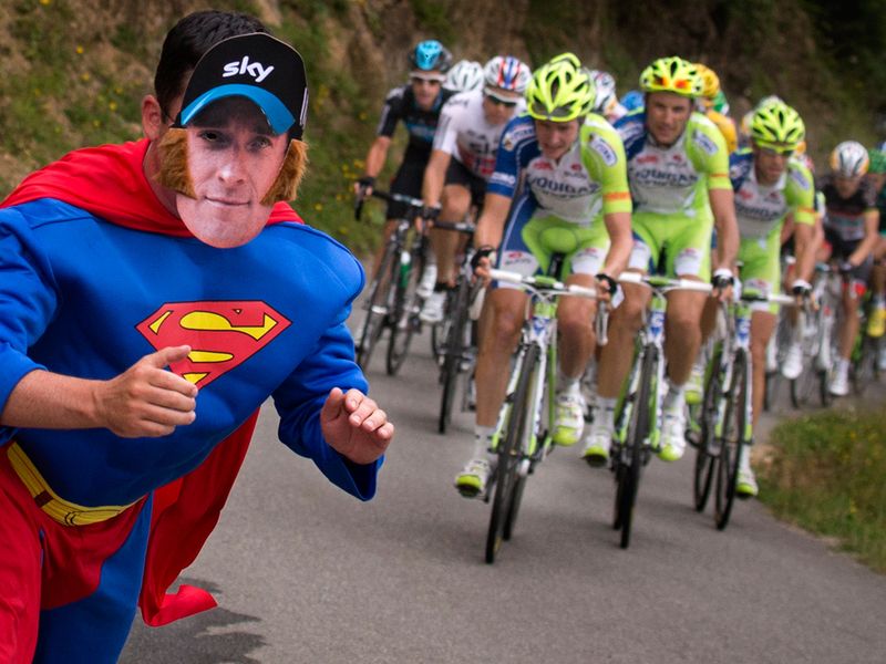 The fans were out in force as Team Sky took on the final stage in the mountains