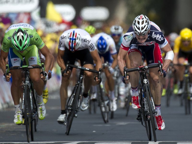 It was Andre Greipel though who proved the fastest finisher