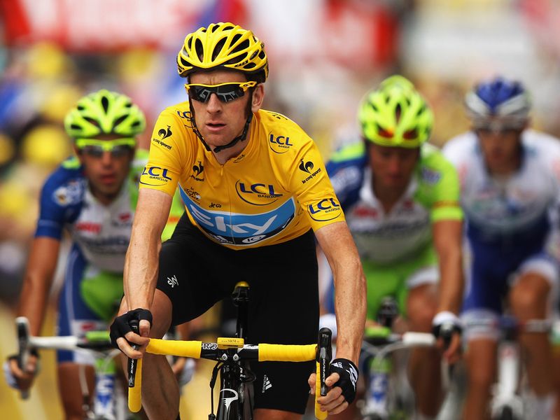 ...While Wiggins rolled home alongside his main GC rivals after helping neutralise the race
