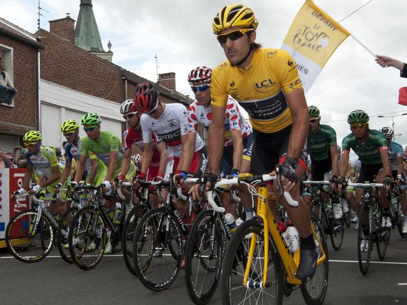 Fabian Cancellara led the roll out
