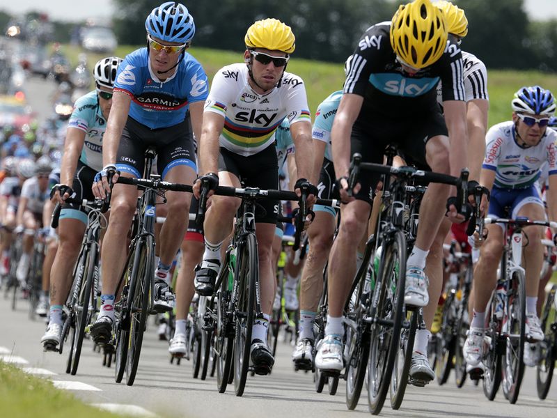 It was great to see Mark Cavendish back on his bike after Wednesday's crash...