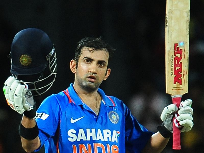 Gambhir graduated to the 11th century of his ODI career.