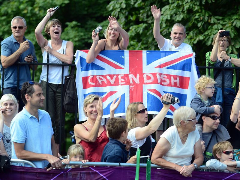 Mark Cavendish had plenty of support but missed out on a medal