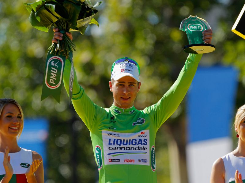 Peter Sagan, winner of three stages, claimed the green jersey