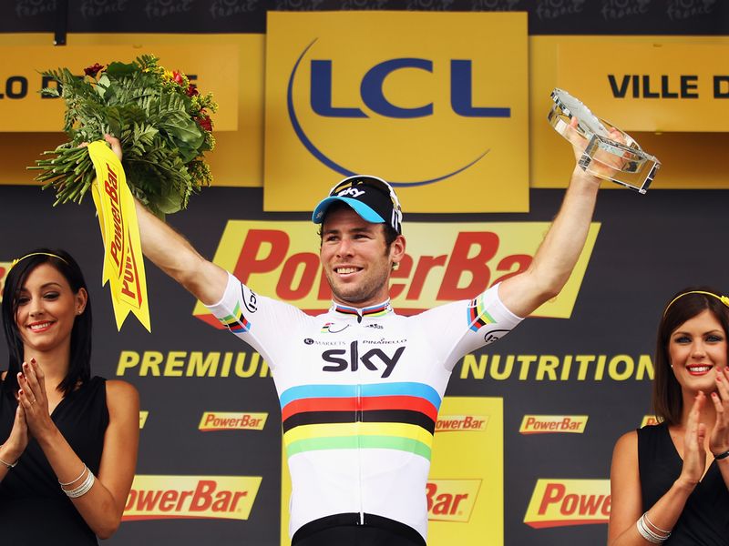 All smiles on the podium