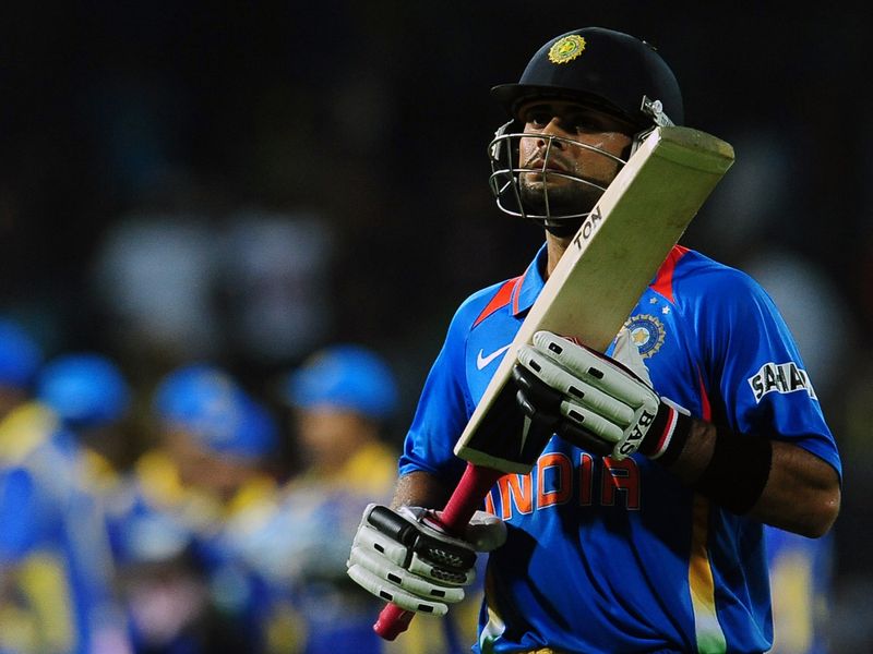 Virat Kolhi was out caught and bowled for 38.