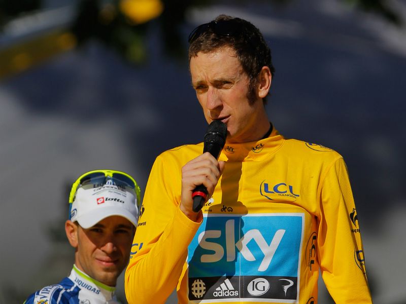 Wiggins offered his thanks to the British fans who had travelled over, or under, the Channel to witness his victory