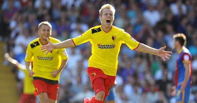 Matej Vydra: Bagged a brace for Watford