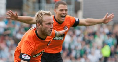 Russell: Bagged a brace before being sent off