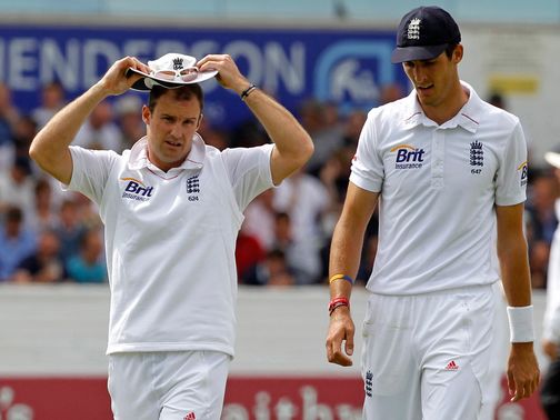 Steven Finn (r): Sad to see Strauss go