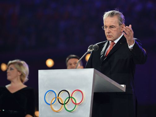 Jacques Rogge: Praises a 'happy and glorious Games'&nbsp;