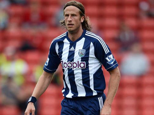 Jonas Olsson: Linked with a summer exit from West Brom