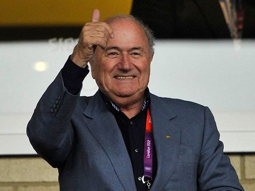 Sepp Blatter: Visited St George's Park on Wednesday