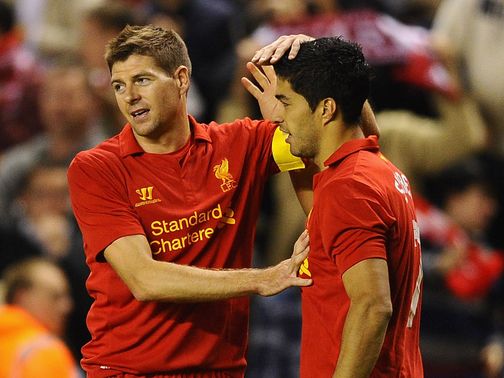Steven Gerrard is a big fan of Luis Suarez.