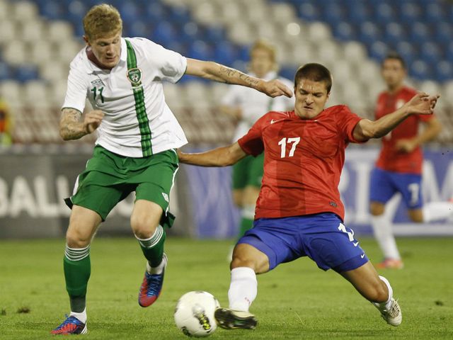 James McClean in action for Republic of Ireland