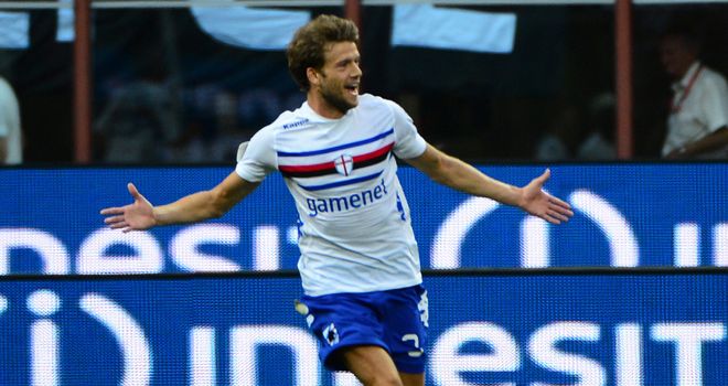 Andrea Costa celebrates his shock winner
