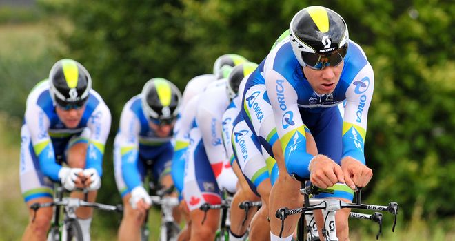 Orica-GreenEDGE: Took another victory against the clock as a team in Holland