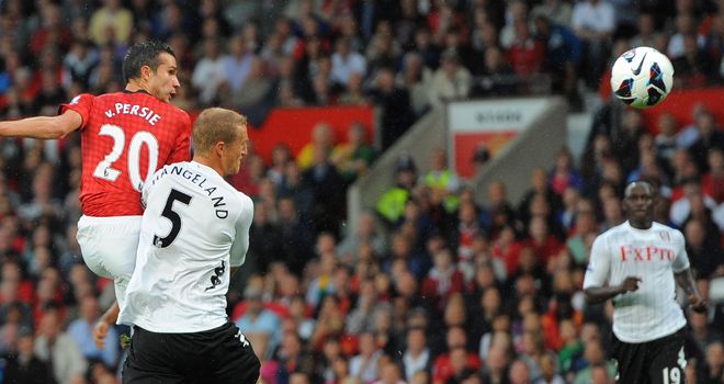 Robin van Persie: Manchester United striker's first goal for the club was a superb volley