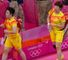 Yu Yang (R): Says she will quit badminton following Olympic disqualification
