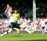 Damien Duff pokes in the opening goal on 26 minutes