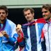 This time he gets the better of the Swiss maestro, defeating him in straight sets to claim an Olympic gold for Team GB.