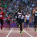 The capacity crowd roars as Team GB's Adam Gemili completes the final leg of the Men's 4x100m in second place