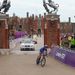 Kristin Armstrong began as pre-race favourite having taken gold in Beijing