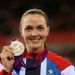 ...As Pendleton shows off her silver