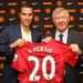 Van Persie poses with his new colours and new manager