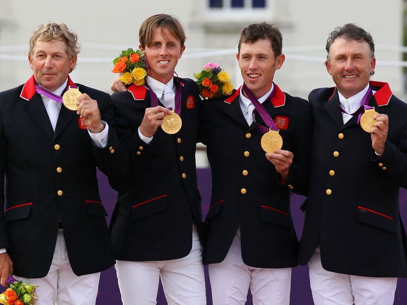 Britain ended a 60-year wait for a gold medal in showjumping after a dramatic jump off with the Netherlands in the team event