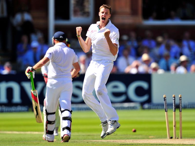 Morne Morkel accounted for Bairstow just before lunch...