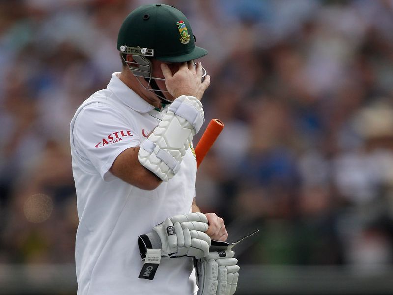Graeme Smith was out early to James Anderson.