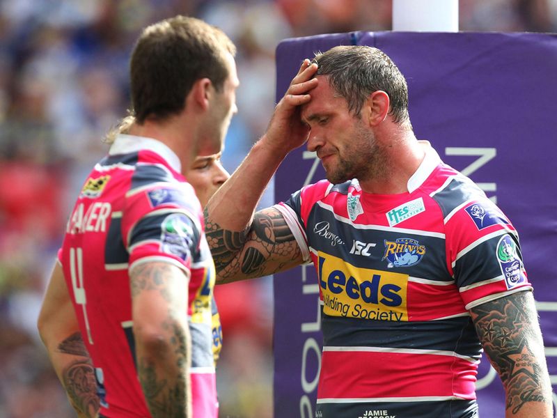 It was a tough loss to take for Jamie Peacock ...