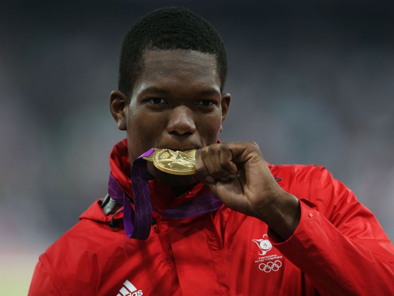 Keshorn Walcott rounds off the night by taking Gold in the Men's Javelin final