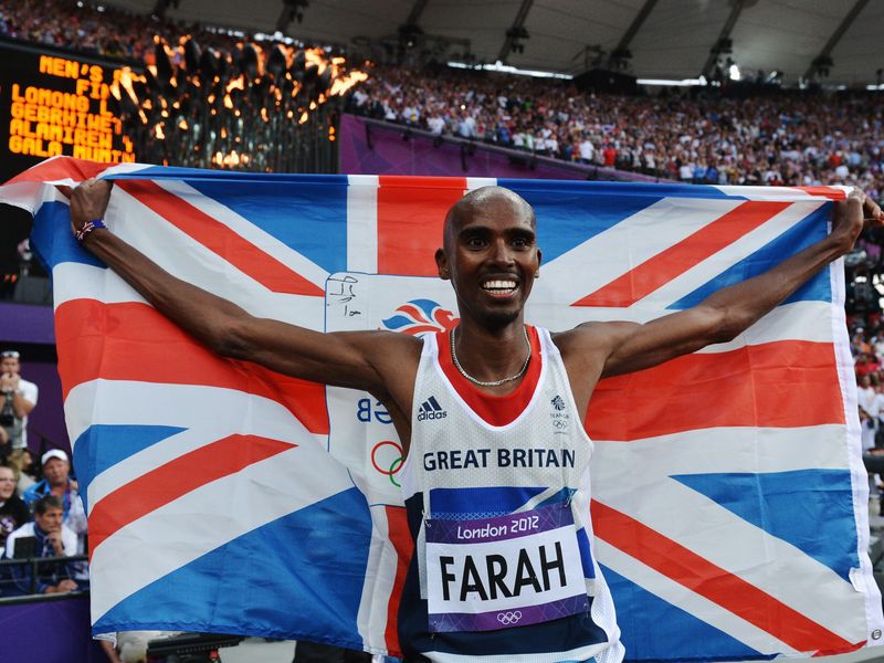 Mo will enter the Olympic history books as he becomes only the fifth man in the Games' history to win both the 5 and 10 k events
