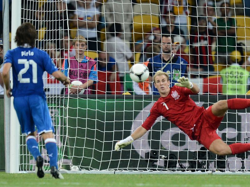 England played Italy in the Three Lions' last match - the Euro 2012 quarter-final. Andrea Pirlo's 'panenka' was the highlight of the penalty shoot-out