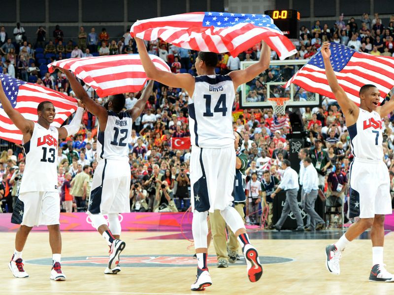 Land of the Three: Team USA take Gold in the Men's Basketballl after a 107-100 win over Spain