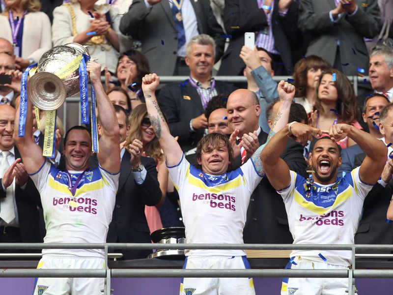 The celebrations start again for Warrington ...